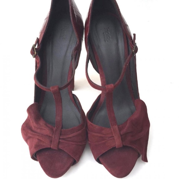 ❌❌SOLD❌ ANTHROPOLOGIE Hoss Retro Vtg Look Heels 37 - Picture 2 of 8